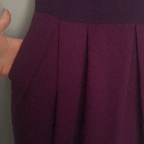 Pink Tartan Purple pencil dress with detachable bows formal 6 - Picture 3 of 14